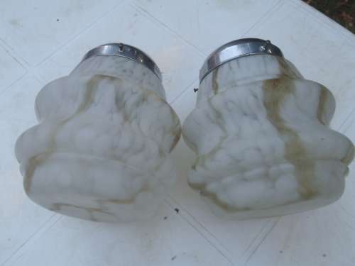 Vintage lamp shades. Set of two