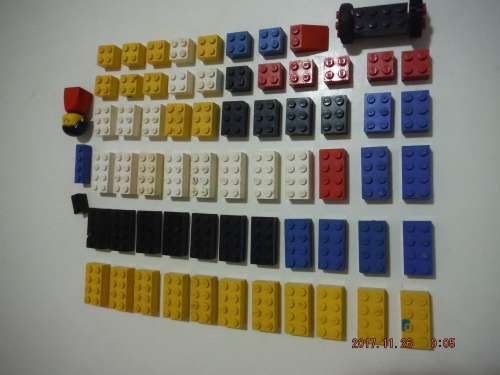 LEGO BLOCKS, origenal, 66 PIECES