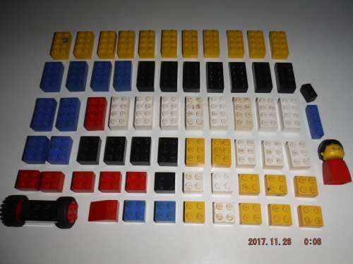 LEGO BLOCKS, origenal, 66 PIECES