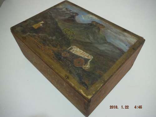 Ossewa pos herdenking hout kas. Vredefort Eeufees 1838-1938