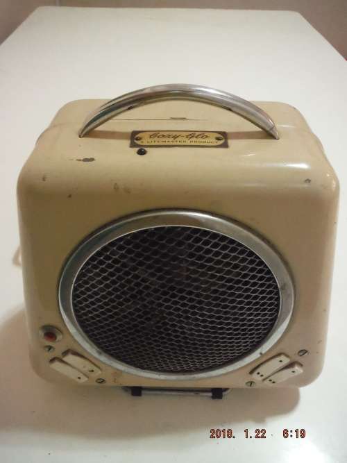 Vintage, retro fan heater (NOT WORKING)