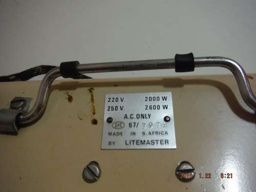 Vintage, retro fan heater (NOT WORKING)