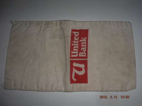 United bank money bag