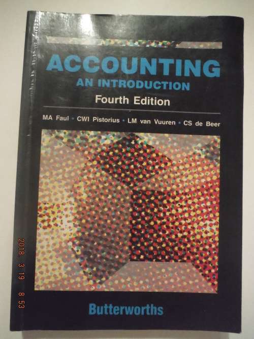 ACCOUNTING, AN INTRODUCTION,FOURTH EDITION,