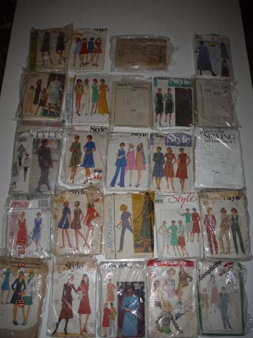 Clothing patterns +/- 20