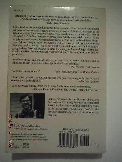 THE NEW MARKET WIZARDS.  JACK D. SCHWAGER