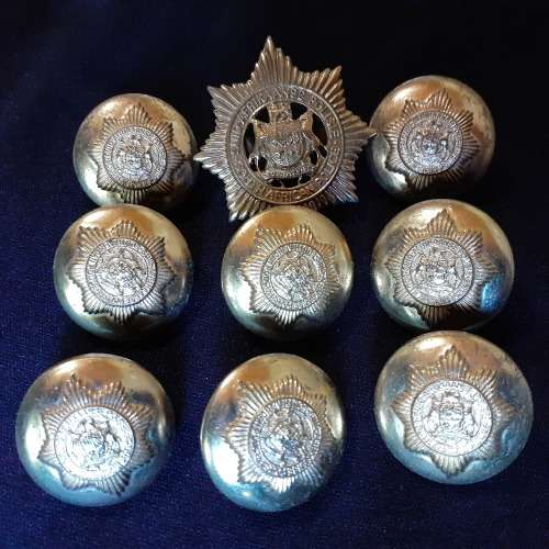 Vintage Police badge and Uniform (tunic) Buttons