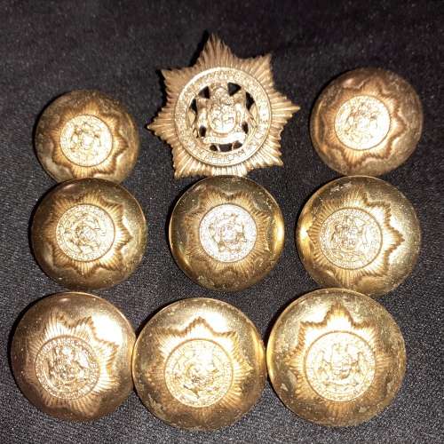 Vintage Police badge and Uniform (tunic) Buttons