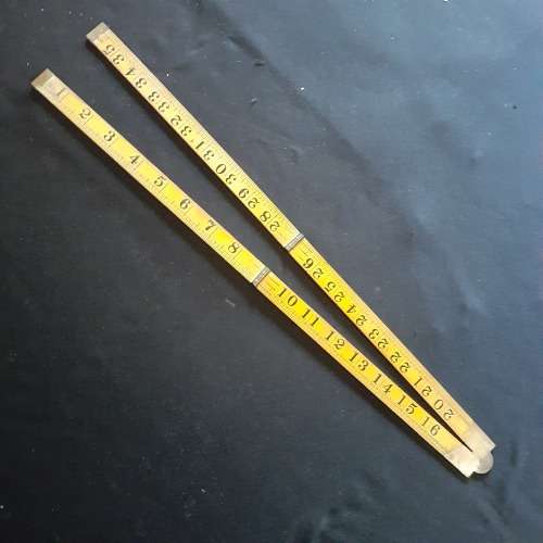 Vintage Boxwood Rule