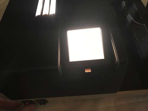 KINDERMANN Telefocus. Slide viewer. Working.