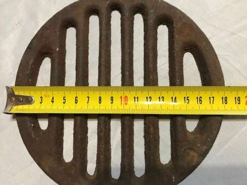 Cast Iron drain cover (old school)
