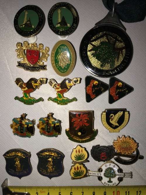 Bowls related badges