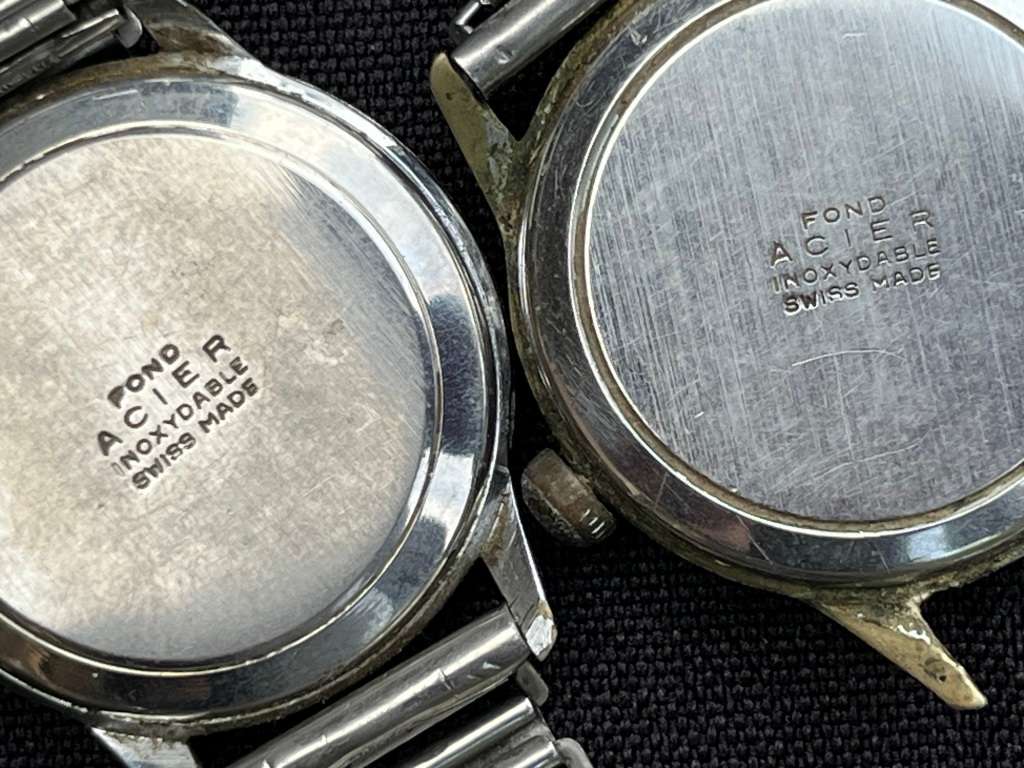 Vintage watches and clock. LANC & CYMA AMIC. NOT WORKING. For spares or repair.