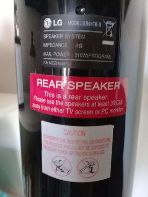 LG Rear Speakers