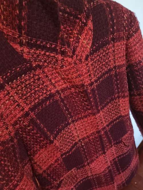 Polo Red and Black Tweed Jacket