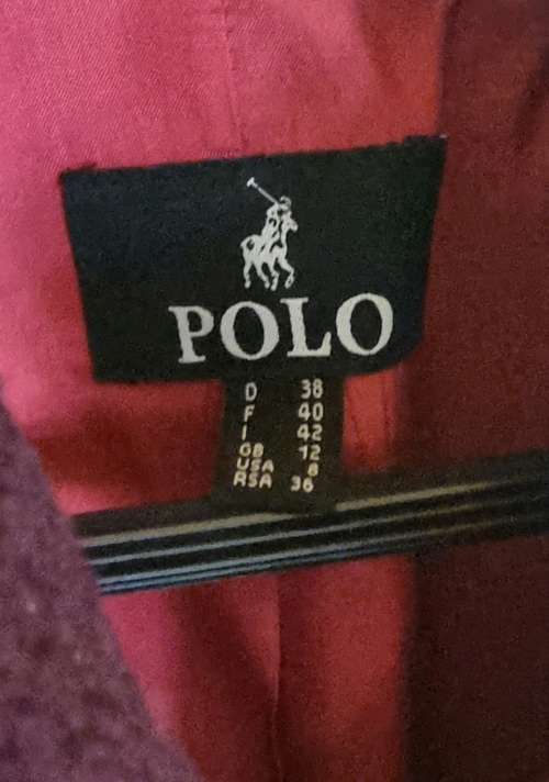 Polo Red and Black Tweed Jacket