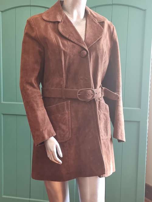 Juan Herraez Brown Suede Leather Jacket