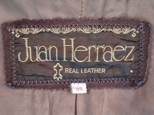 Juan Herraez Brown Suede Leather Jacket