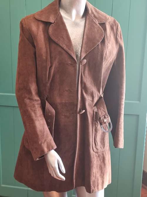 Juan Herraez Brown Suede Leather Jacket