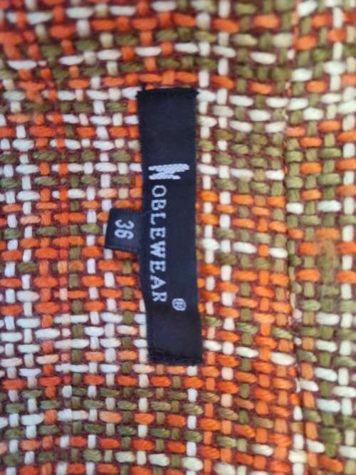 Nobelwear Green and Orange Tweed Jacket