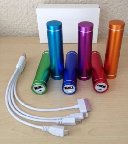 Cylinder Power Banks - 2200mAh
