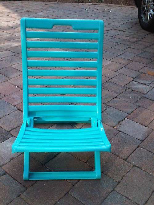 Plastic Beach Chair x 4