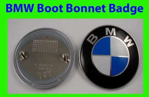 BMW BOOT/ BONNET BADGE,NEW.82MM,free tracked posting.