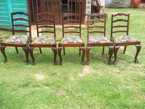 5 EMBUIA BALL & CLAW CHAIRS