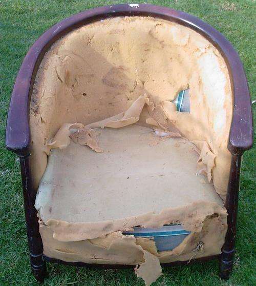 A FUTURE STUNNING CHAIR, JUST NEEDS SOME TLC...........