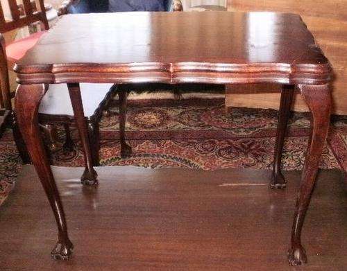 A BALL AND CLAW SIDE TABLE