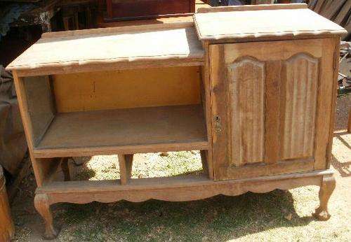 **NEEDS TLC** BALL & CLAW SIDEBOARD = IMBUIA