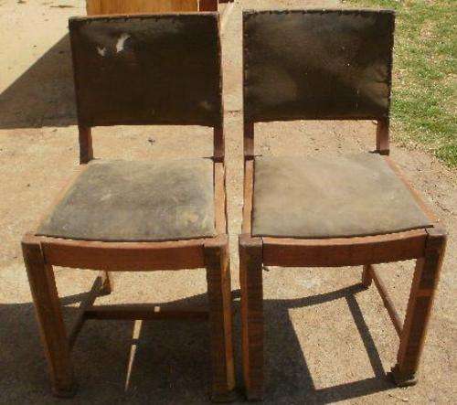 TWO ART DECO CHAIRS