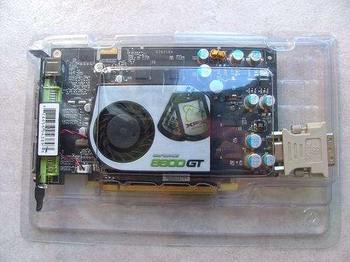 XFX GeForce 8600 GT PCI express graphics card