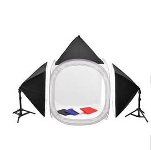 No Duty - Photography Softbox Studio Kit + 80cm Photo Tent