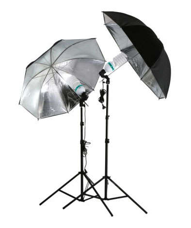 Single Lamp, Photographic Studio Reflective Umbrella and Light Kit