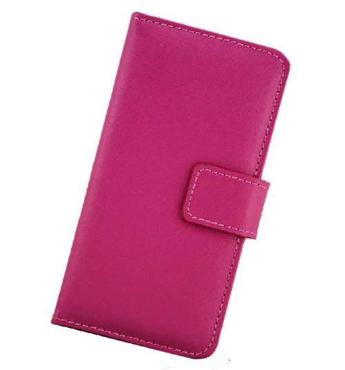Wallet Cellphone Case For Apple Iphone 5  Cellphone Cover Rose Pink