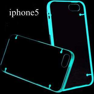 Luminous Case For Apple Iphone 5 Cellphone Case Blue