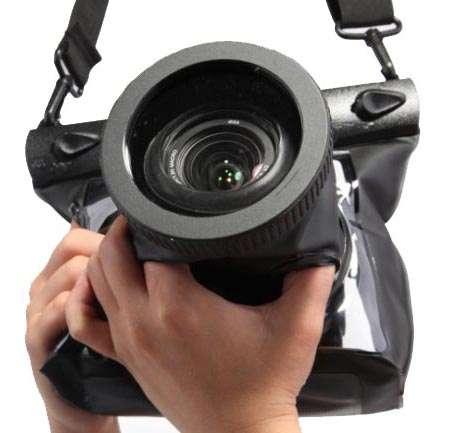 Waterproof Camera Pouch Camera Bag For Canon Nikon - Black