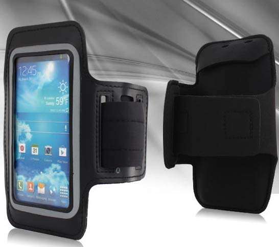 Arm Band Pouch For Samsung Galaxy S4 I9500 - Black