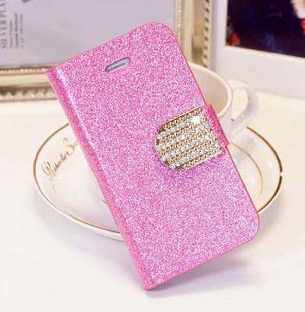 Shiny Cellphone Case Cellphone Cover For Samsung Galaxy S3 Mini I8190 - Pink