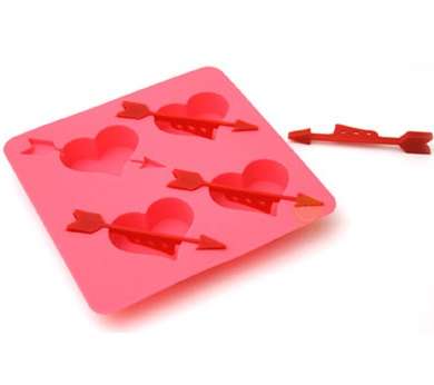 Heart Shape Silicon Ice Tray