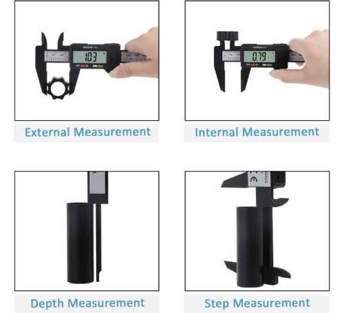 Digital Caliper 6 Inch 150mm Micrometer LCD Gauge Vernier Electronic Measuring Ruler