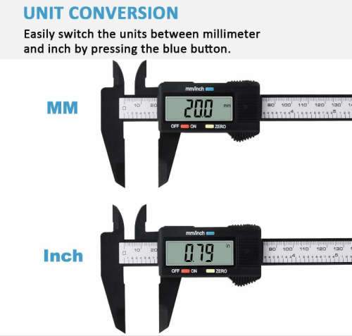 Digital Caliper 6 Inch 150mm Micrometer LCD Gauge Vernier Electronic Measuring Ruler