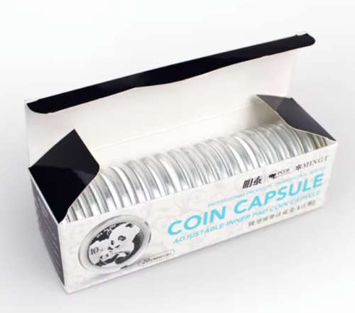 Box of 20 Round Coin Holder Coin Capsule Coin Accessories Size D 17/22/27/32/37mm