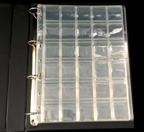 10 x Universal Coin Album Page --A4 30 Pocket Page