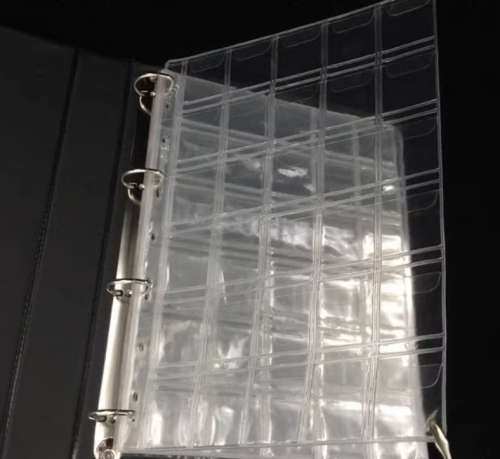 10 x Universal Coin Album Page --A4 30 Pocket Page