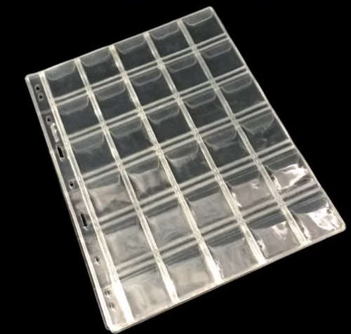10 x Universal Coin Album Page --A4 30 Pocket Page