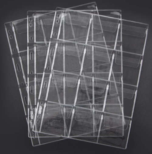 10 x Universal Coin Album Page --A4 12 Pocket Page