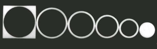 Box of 20 Square Coin Holders Coin Capsules Size C 18/23/28/33/38mm