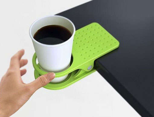 New! Useful Drink Clip Cup Holder Table Clip